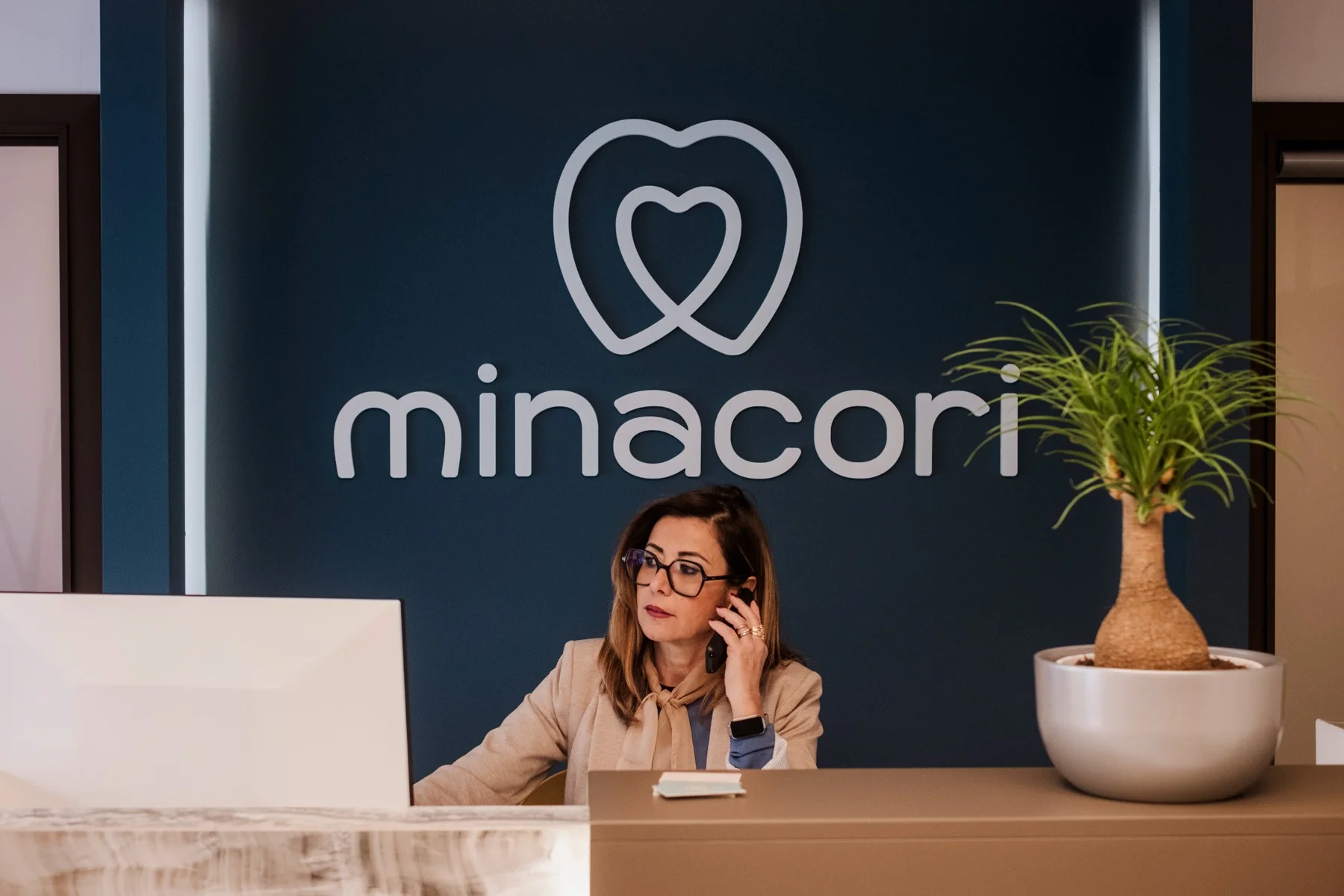 Reception del Centro Odontoiatrico Minacori a Palermo